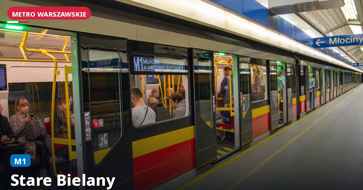 Stacja Stare Bielany — Metro Warszawa